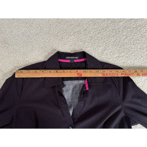 Express Design Studio Blouse Women's‎ Size Large Button Up Polka Dot NWOT - Picture 8 of 10